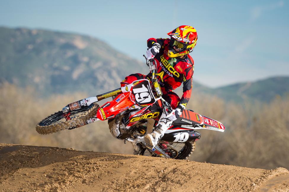 Bogle looks to break through with his best season of 250 Class competition before he moves on to the premier class in 2016.Photo: Courtesy of GEICO Honda