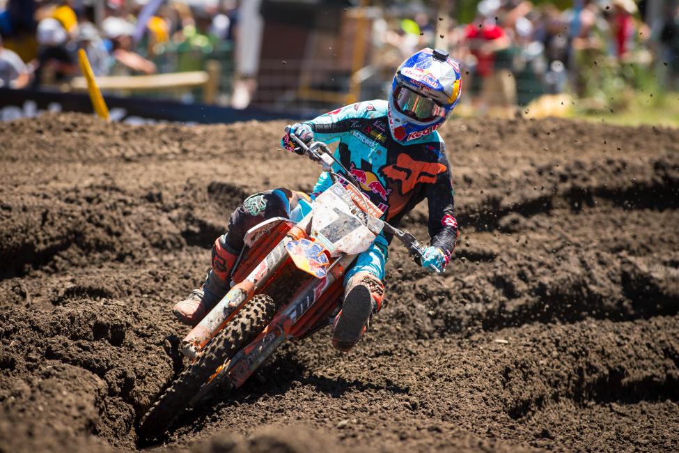A recent announcement by KTM revealed that defending 450 Class Champion Dungey will be forced to miss 6-8 weeks of action with a cracked vertebrae, changing the landscape of the title fight.Photo: Simon Cudby