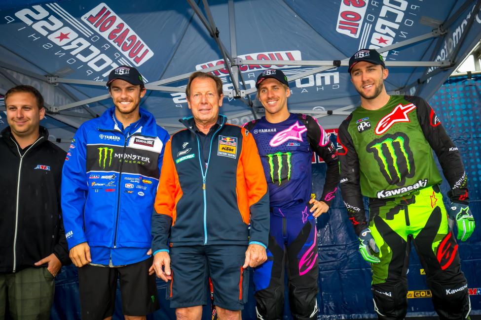 Aaron Plessinger, Justin Barcia, and Eli Tomac will represent the United States at the 2018 Motocross of Nations at RedBud Motocross Park.