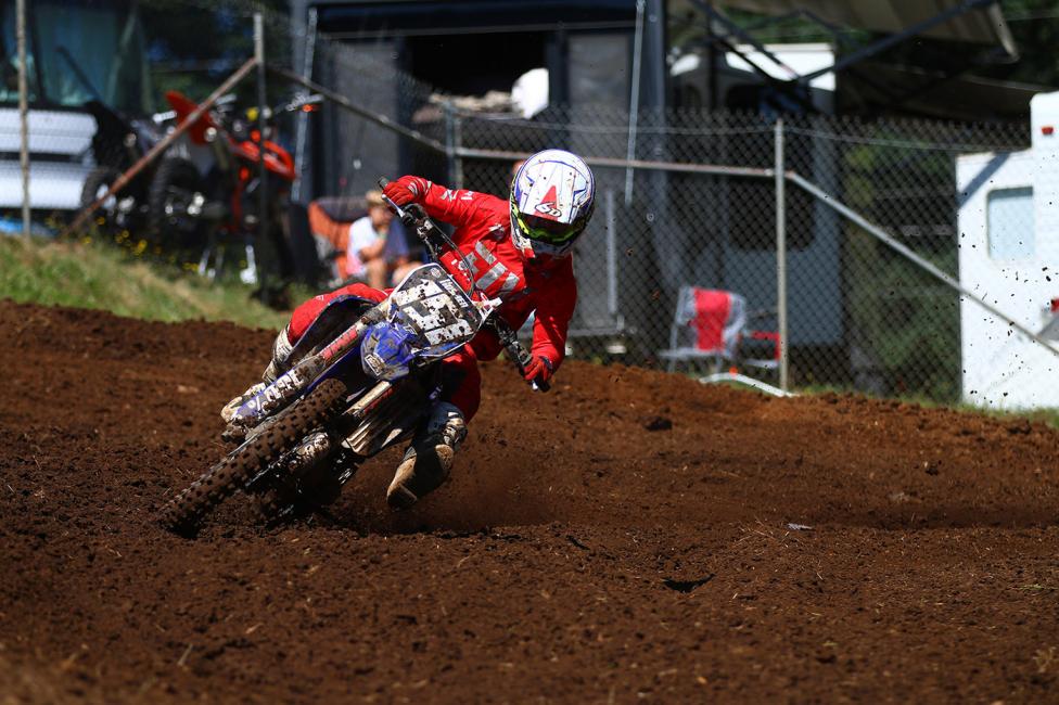 Yamaha-mounted Trevor Hosman finished 5th in the 250 Pro Am class after posting a 4-5 moto finish.