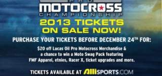 2013 Lucas Oil Pro Motocross Tickets On Sale