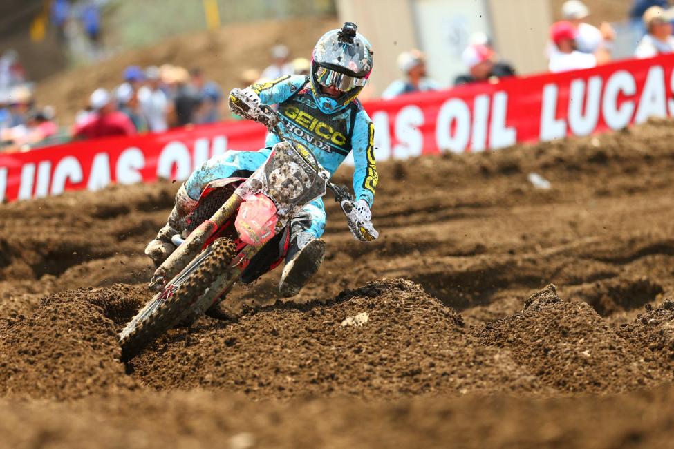Jeremy Martin rounded out the overall podium in third.Photo: MX Sports Pro Racing / Jeff Kardas