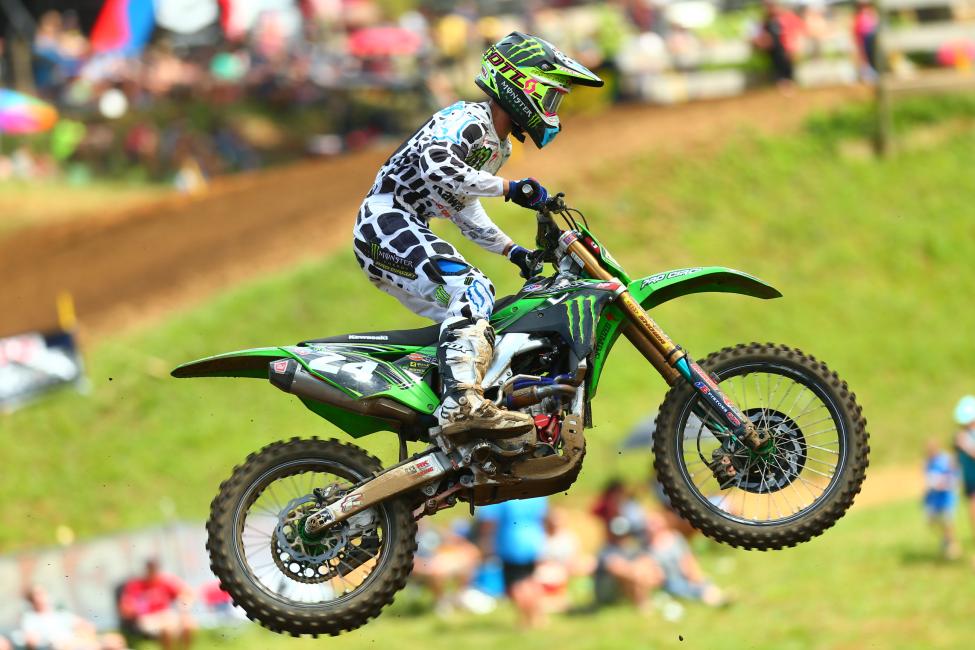 Forkner rounded out the 250 Class podium in third.Photo: MX Sports Pro Racing / Jeff Kardas
