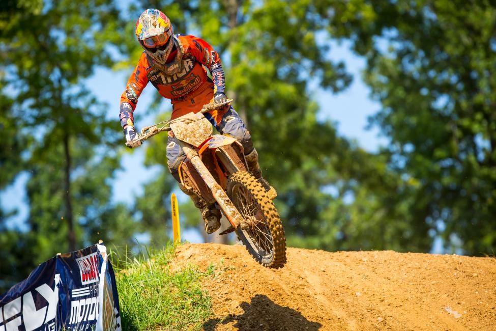 Musquin saw his three-race winning streak come to an end with a runner-up finish.