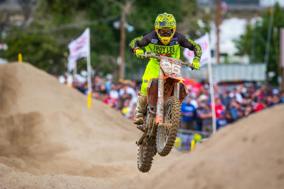 Alex Martin finished in the runner-up spot after consistent 3-3 moto scores.