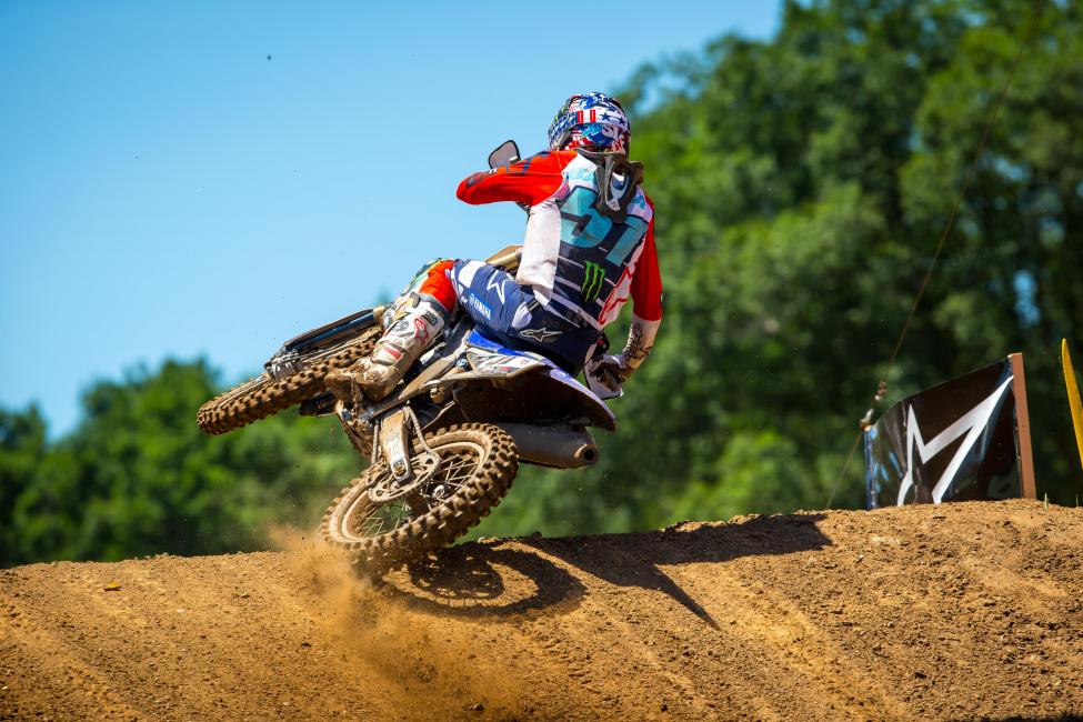 Justin Barcia's riding was impressive all day as he netted 4-2 moto scores for third overall.