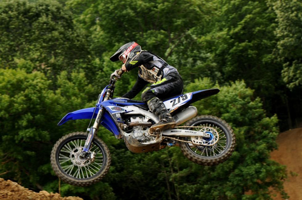Timmy Crosby posted a pair of moto wins to top the 250 All Star A/B class at the 2019 High Point Motocross Amateur Day.