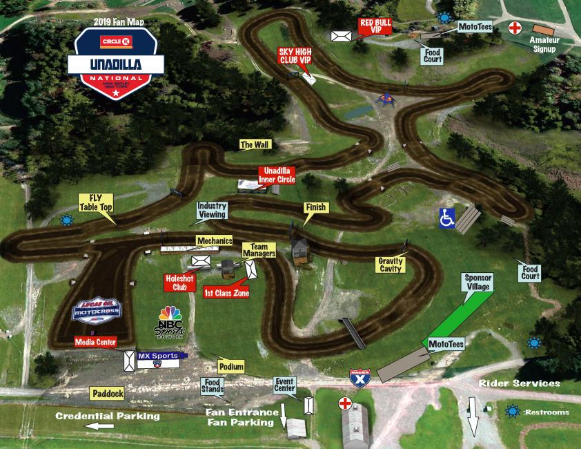 Unadilla Entry Lists and Track Information MX Sports Pro Racing