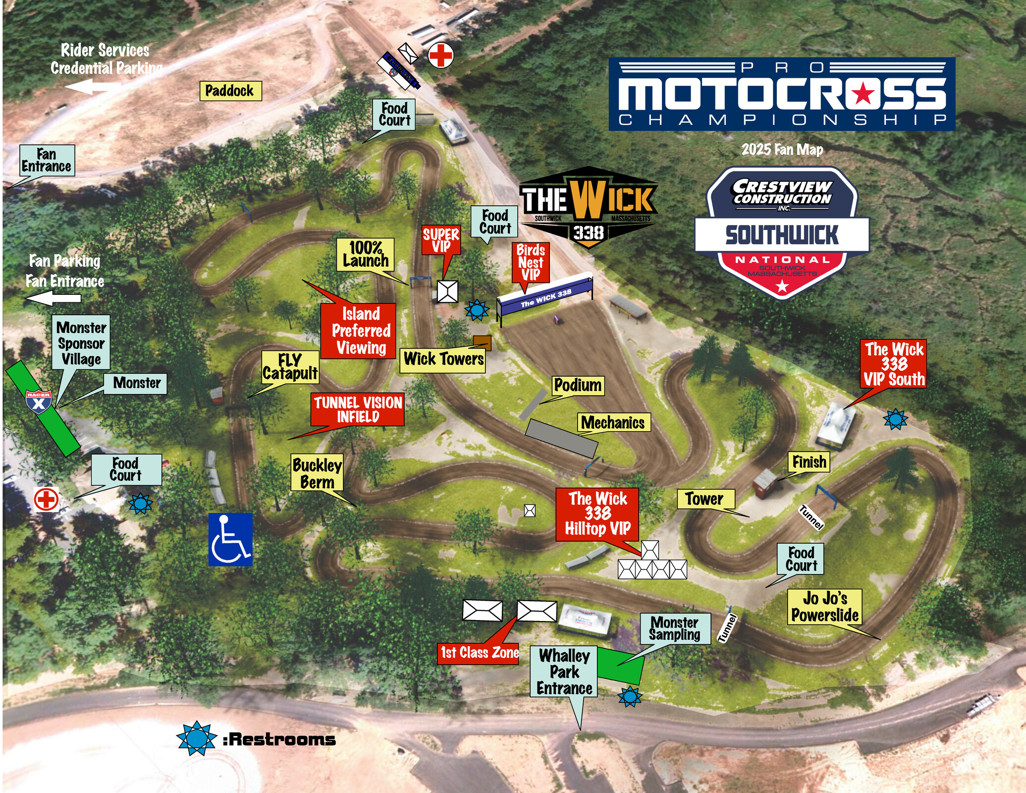 2025 Wick 338 Fan Map
