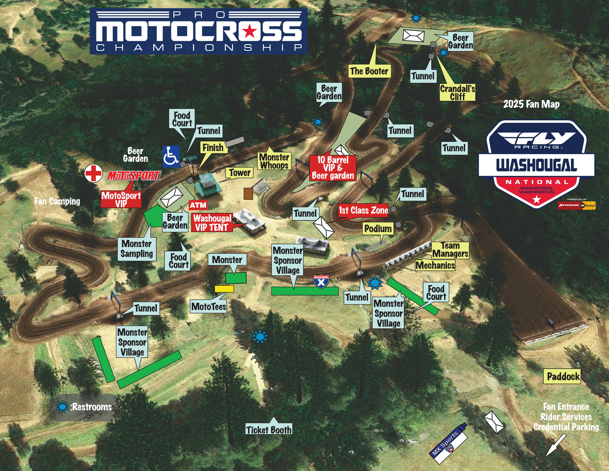 2025 Washougal Fan Map