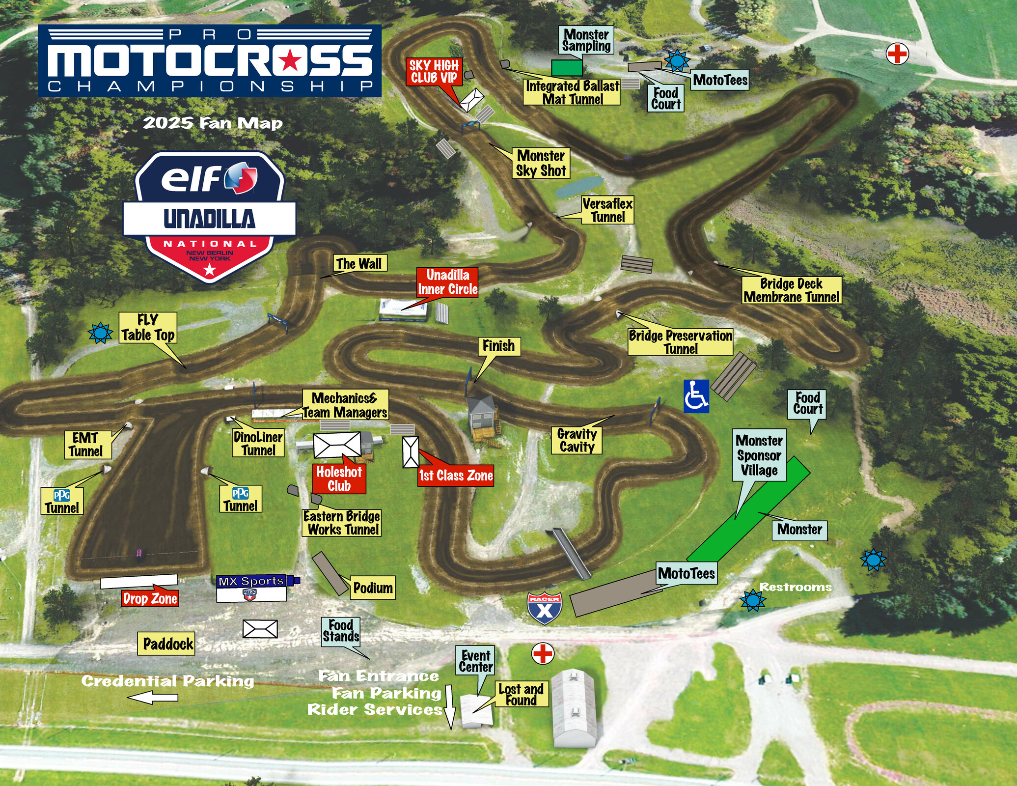 2024 Unadilla Fan Map